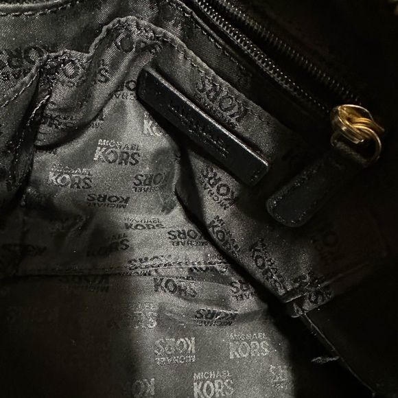 Michael Kors Black Leather Satchel - Picture 7 of 15
